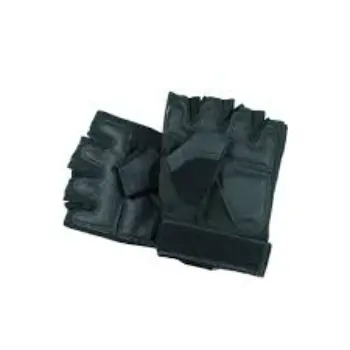 Tactical Fingerless Gloves Black  